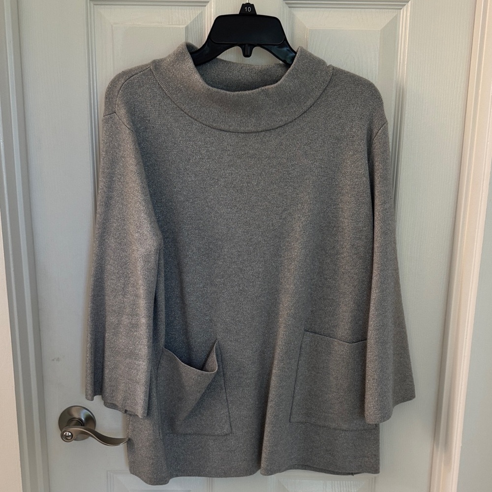 Fate Gray Cowl Neck Women's Sweater